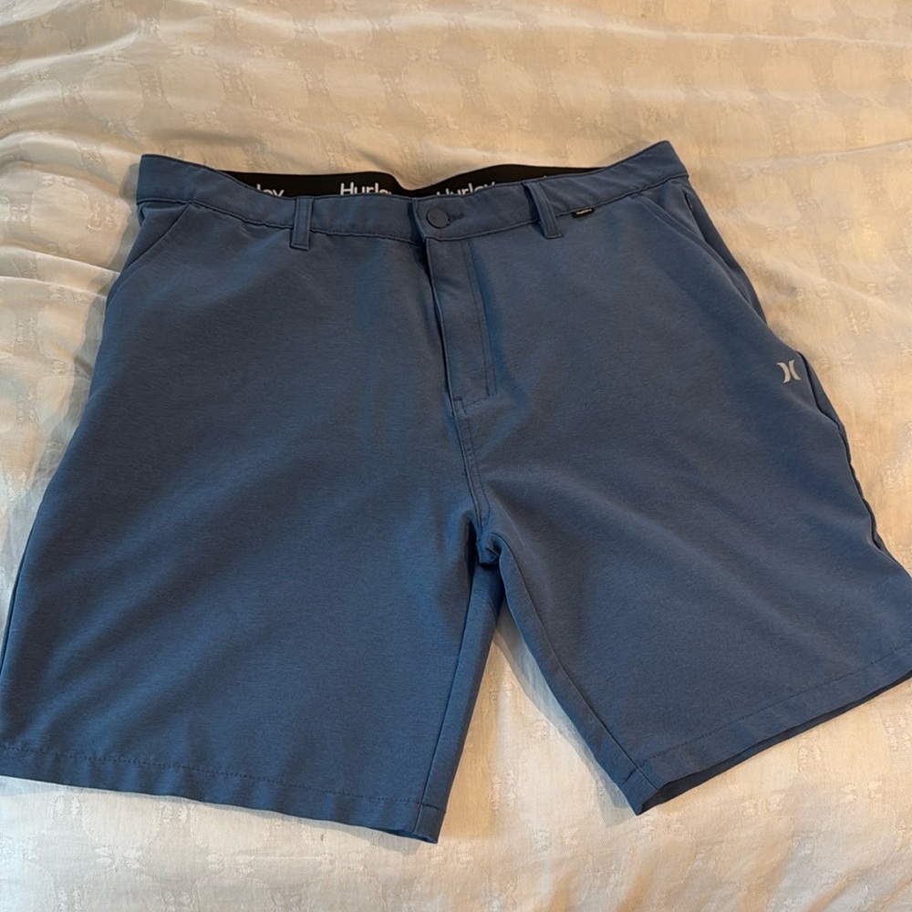 Hurley Shorts Blue Everyday Casual Comfort Stretch Size‎ 38